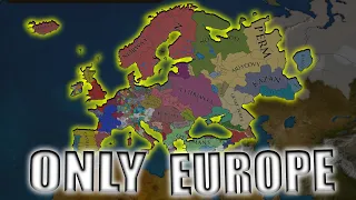 What if Only European Nations Existed in 1444 - Eu4 Timelapse