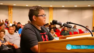 Child pleads to Downey City Council for rent control