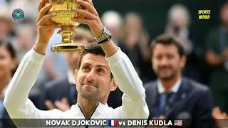 Novak Djokovic vs Denis Kudla | WIMBLEDON 2021 || Tennis World