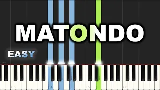 Matondo - Frank Mulaja | EASY PIANO TUTORIAL BY Extreme Midi
