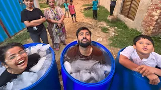 Icebath challenge with Riya & Chinu