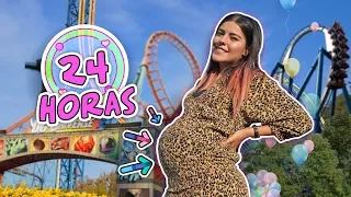 EMBARAZADA EN UN PARQUE DE DIVERSIONES  | MUSAS KAREN Y LESSLIE POLINESIA