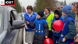 В Альметьевске прошли акции к Дню памяти жертв ДТП