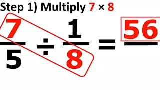 Dividing Fractions- Easiest Method with Most Examples Ever!!! (25 Examples!)