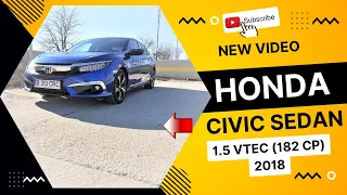 Honda Civic Sedan 1.5 VTEC (182 CP) 2018