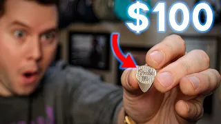 I Bought a $100 Sterling Silver Guitar Pick–What Does it SOUND LIKE?