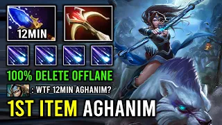 WTF First Item 12Min Scepter Flying Starstorm Arrow 100% Deleted Offlane Hyper Carry Mirana Dota 2
