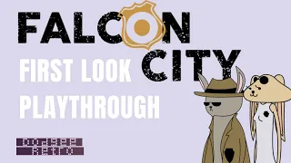 First Look - Falcon City - Point and Click Playthrough with Commentary.. and Rabbits? - Dodgee Retro