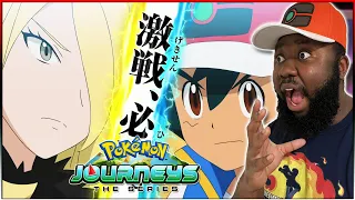 ASH LOSES TO CYNTHIA?! Leon SWEEPS Diantha! - Pokemon Journeys Masters 8 Trailer Reaction