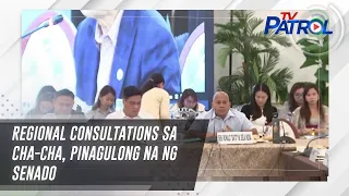 Regional consultations sa Cha-cha, pinagulong na ng Senado | TV Patrol