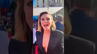 'Elizabeth Olsen' on Multiverse of Madness Premiere (Red Carpet) #marvel #multiverseofmadness