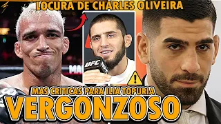 ILIA TOPURIA ENOJADO EXPLOTA! con MAX HOLLOWAY | CHARLES OLIVEIRA SOBRE SUBIR a 170Lbs TRAS UFC 300