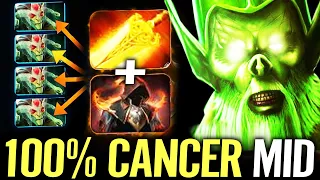 🔥 NECROPHOS MID 14min Radiance + Cloak of Flames — 400DPS Cancer Counter MEDUSA Dota 2 Pro