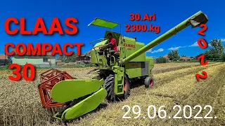 Zetva Psenice 29.06.2022. CLAAS COMPACT 30 Harvest 2022