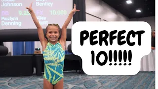 Unbelievable: 7-Year-Old Gymnast Scores Perfect 10 on Floor Routine!