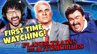 PLANES, TRAINS, & AUTOMOBILES (1987) FIRST TIME WATCHING! MOVIE REACTION!!