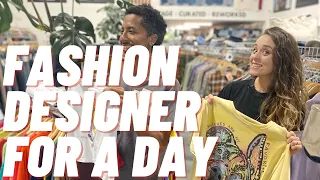 BECOMING A FASHION DESIGNER FOR A DAY