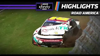 Chandler Smith suffers brake issue, crashes hard at Road America | NASCAR