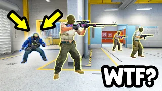 10 smartest SNEAKY MOMENTS! - CS:GO BEST ODDSHOTS #620