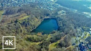 Calming Aerial View of Bad Marienberg, Germany, with Relaxing Music