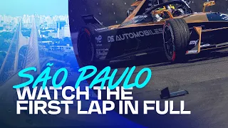 Watch DRAMA and CHAOS from the first lap of São Paulo E-Prix