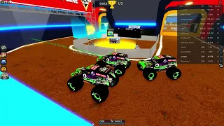 Roblox Car Dealership Tycoon MONSTER JAM UPDATE! Grave Digger Race!