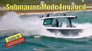 Submarine Mode Engaged!! | Boats vs Haulover Inlet