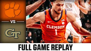 Clemson vs. Georgia Tech Full Game Replay | 2022-23 ACC Men’s Basketball