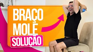 😍 EXERCÍCIOS FÁCEIS para FIRMAR os BRAÇOS em CASA | Corpo Durinho | Aurélio Alfieri