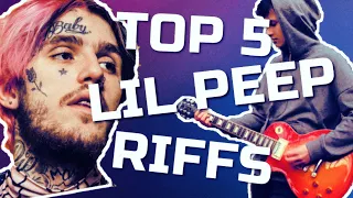 TOP 5 Lil Peep Guitar Songs/Riffs (Electric Guitar) (2021)