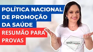 Política Nacional de Promoção da Saúde (PNPS): O que é PROMOÇÃO DA SÁUDE? | Profa. Juliana Mello