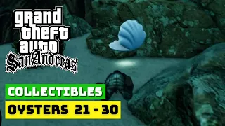 Oysters Locations Guide 21-30 | GTA San Andreas Definitive Edition 4K 60fps Mods