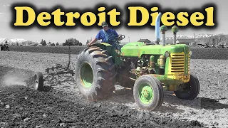 Oliver Super 99 Plowing - Detroit Diesel