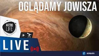 Jowisz po opozycji 🟠 Tranzyt Io oraz jego cienia. Wielka Czerwona Plama  - Niebo na żywo 228