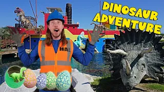 Dinosaur Adventure Mini Golf | Dinosaur Eggs | Educational video for Kids
