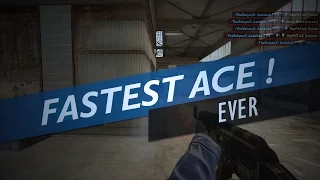 CSGO. FASTEST ACE EVER. САМЫЙ БЫСТРЫЙ ЭЙС.