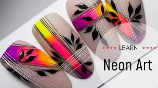 Neon Nail Art | Neon Pigment | Neon Nails
