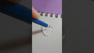 under water drop drawing#youtubeshorts #creative #satisfaying #shorts