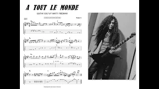 A Tout Le Monde guitar solo by Marty Friedman #martyfriedman #megadeth