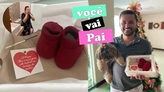 CONTANDO A GRAVIDEZ PARA O MARIDO | ESTOU GRÁVIDA | CONTANDO A GRAVIDEZ | VOCÊ VAI SER PAI