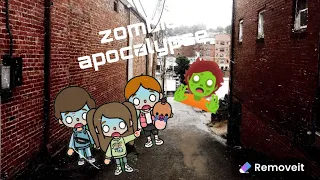 zombie apocalypse in Toca Boca credits to miss.toca.roleplays 😊