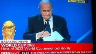 Qatar win World Cup 2022 Bid