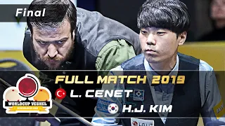 Final - Lutfi CENET vs Haeng Jik KIM (Veghel World Cup 3-Cushion 2019)