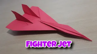 How to create eye-catching origami Fighter jet | easy paper plane tutorial