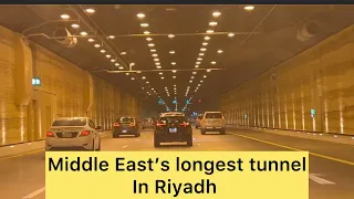 Middle East’s longest tunnel in Riyadh| 2,430-metres|The Abu Bakr Al-Siddiq Road Tunnel