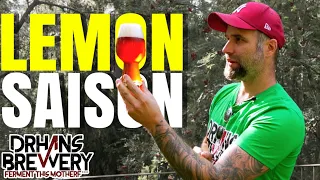 Lemon Saison Hombrew Review & Recipe