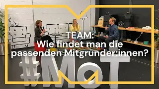 TEAM: Wie findet man die passenden Mitgründer:innen? | Makers of Tomorrow Ringvorlesung