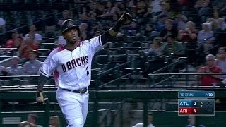 ATL@ARI: Segura hammers a solo home run to center