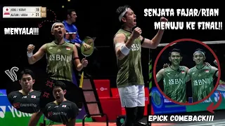 SEMUA TERDIAM!!! MOMEN FAJAR/ RIAN COMEBACK DI SF ALL ENGLAND 2024 SAAT MELAWAN HOKI/KOBAYASHI