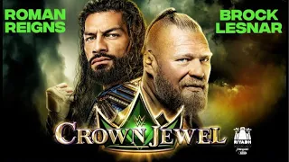 WWE Crown Jewel Live Stream Watch Along Full Show Reactions/ Brock Lesnar Vs Roman Reigns
